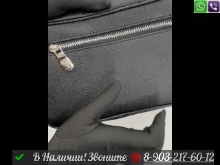 Мужская косметичка Louis Vuitton Kasai черная - фото 2 - id-p99213893