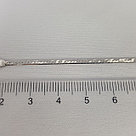 Браслет из серебра Красцветмет НБ 22-024-3-040 покрыто  родием, монтреаль,карабинный замок, фото 3