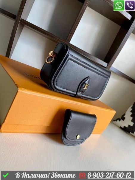 Поясная сумка Louis Vuitton черная - фото 6 - id-p99213925
