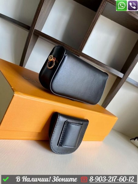 Поясная сумка Louis Vuitton черная - фото 7 - id-p99213925
