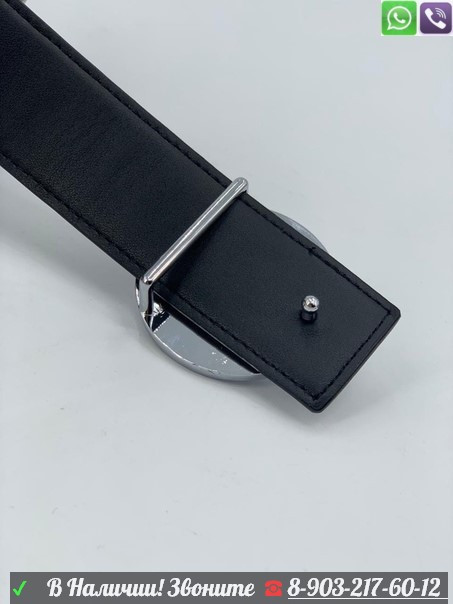 Ремень Versace черный - фото 4 - id-p99208099