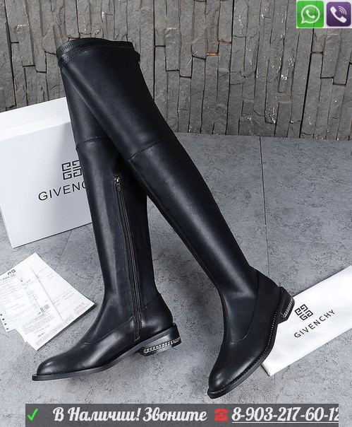 Ботфорты Givenchy черные - фото 5 - id-p99209060
