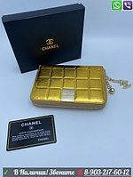 Кошелек Chanel с отделением для прав Золотой
