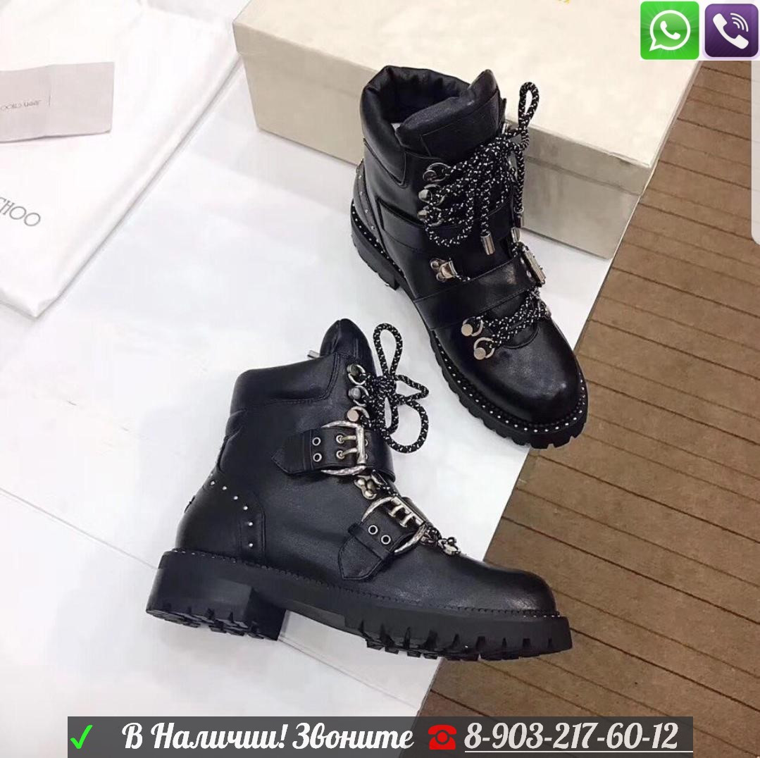 Ботинки Jimmy Choo кожаные черные - фото 3 - id-p99212024