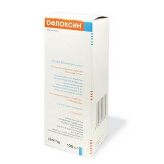 Офлоксин 2 мг/мл 100 мл Фармасинтез - фото 1 - id-p89911759