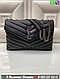 Сумка Yves Saint Laurent Monogram LouLou черный, фото 8