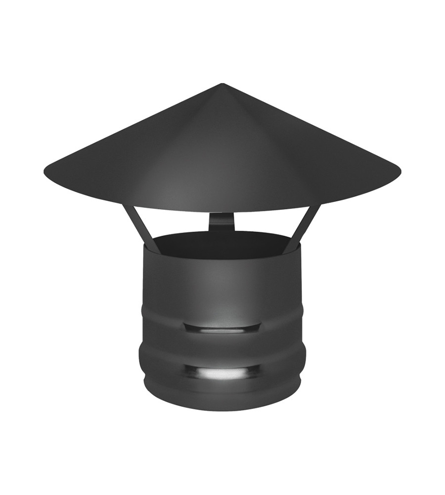 Зонт BLACK AISI 430/0,5 мм д.115