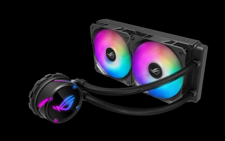 Водяное охлаждение ASUS ROG STRIX LC II 240 ARGB, AIO, 120mm fan, ARGB, 1700 socket BOX