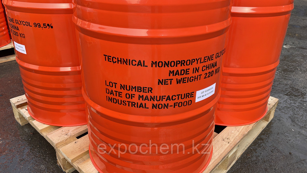 Monopropylene glycol technical (монопропиленгликоль техн) 99,5%  Китай