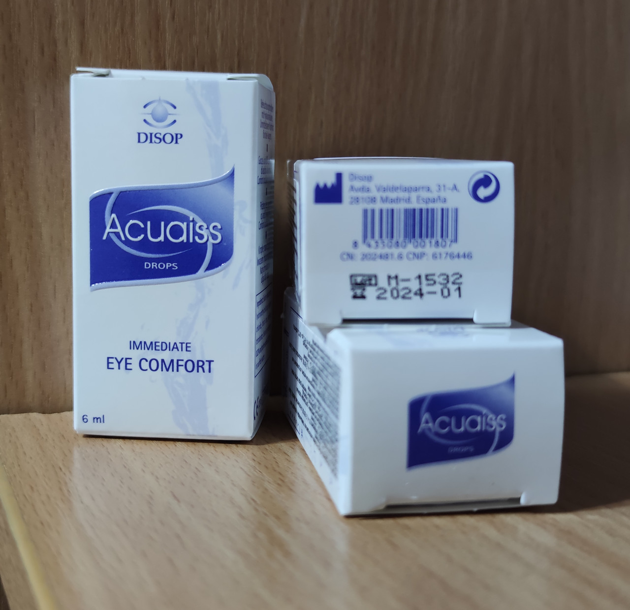 Увлажняющие капли Disop Acuaiss Drops,6 ml
