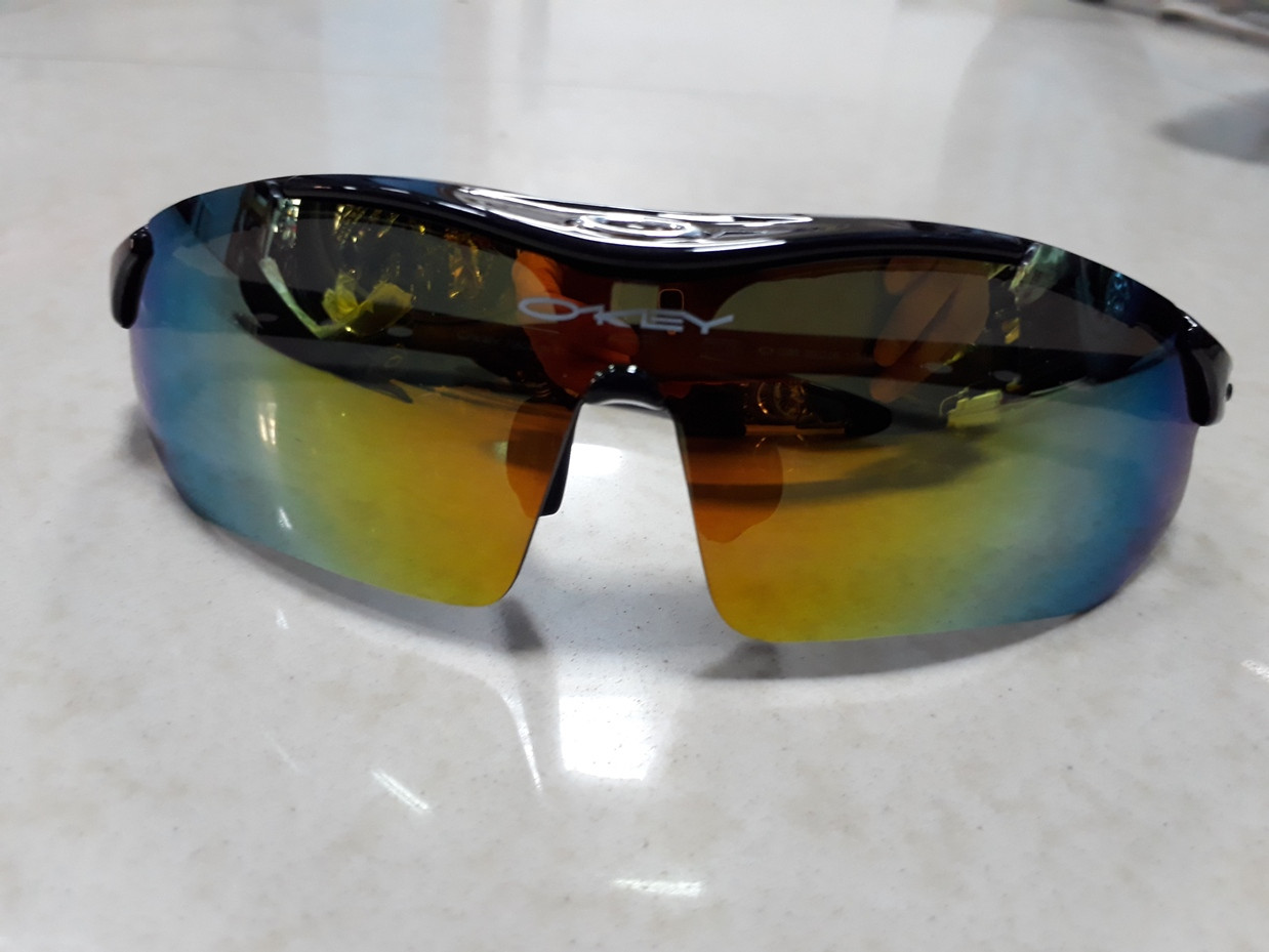Оригинальные Велосипедные очки "Okley" со съемными линзами. Солнцезащитные. Рассрочка. Kaspi RED - фото 3 - id-p99225661