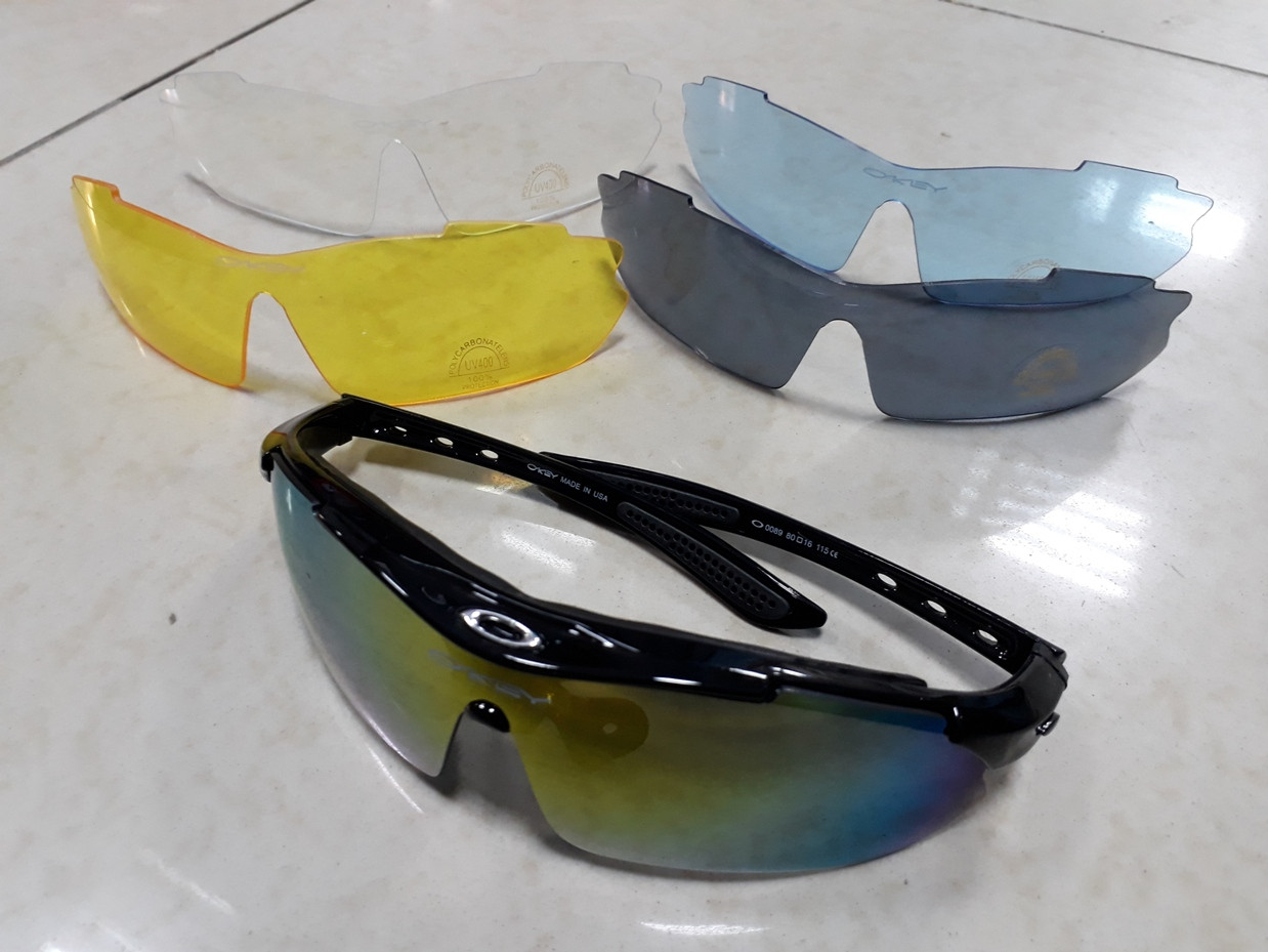 Оригинальные Велосипедные очки "Okley" со съемными линзами. Солнцезащитные. Рассрочка. Kaspi RED - фото 4 - id-p99225661