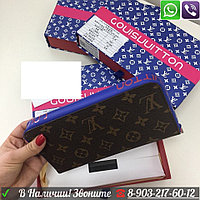 Кошелек Louis Vuitton Monogram Kim Jones c цветной молнией Коричневый