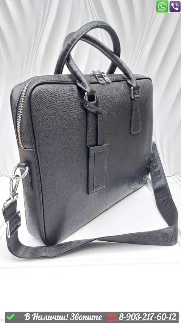 Деловой портфель Coach черный - фото 2 - id-p99229415