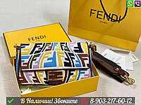 Сумка Fendi Baguette тканевая Белый