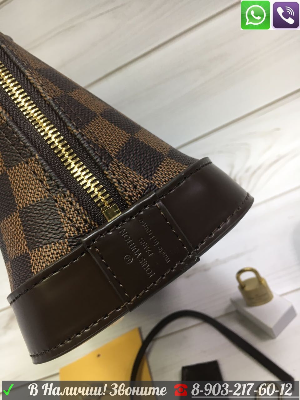 Сумка Louis Vuitton Alma BB Маленькая - фото 6 - id-p99225893