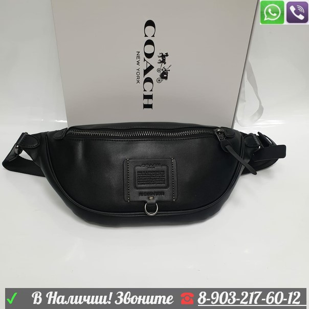 Сумка Coach на пояс Индиго - фото 4 - id-p99226674