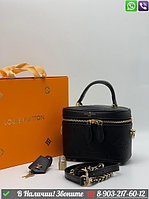 Louis Vuitton Nice Mini косметикалық с мкесі Қара