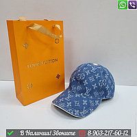 Кепка Louis Vuitton тканевая Голубой