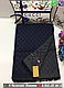 Мужской шарф Gucci Гуччи серый черный с логотипом, фото 7