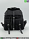 Рюкзак Prada черный с двумя карманами, фото 4