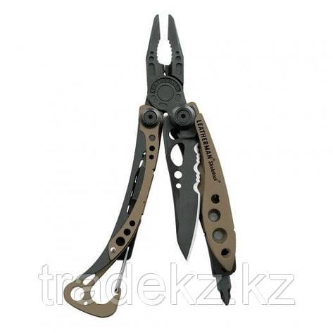 Мультиинструмент мультитул LEATHERMAN SKELETOOL BLACK COYOTE TAN, фото 2