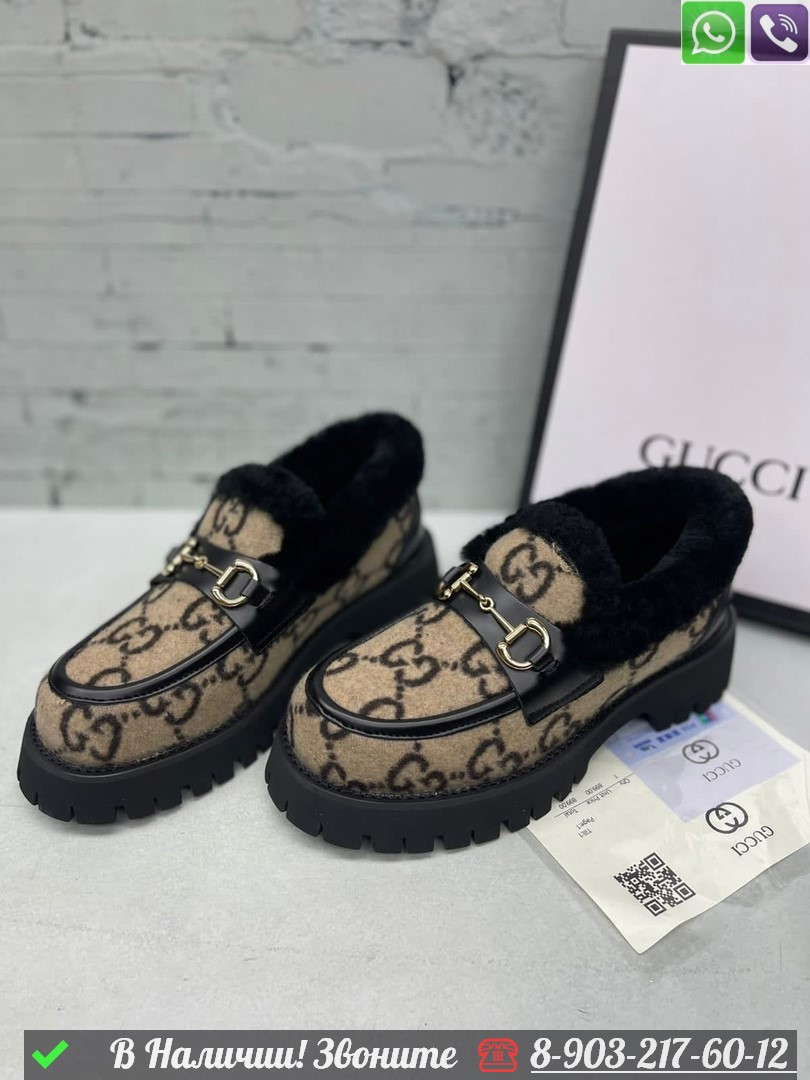 Ботинки Gucci зимние - фото 8 - id-p99231528