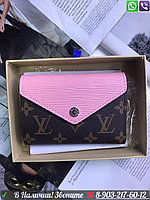 Кошелек Louis Vuitton кожаный Фуксия