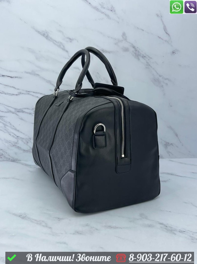 Дорожная сумка Gucci с логотипом - фото 2 - id-p99229547