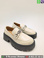 Лоферы Balenciaga белые