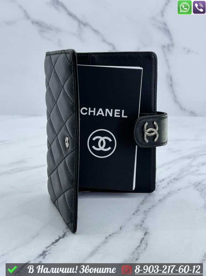 Блокнот Chanel черный - фото 3 - id-p99229578