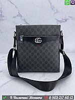 Сумка мужская Gucci в логотип