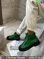 Ботинки JW Anderson кожаные Зеленый