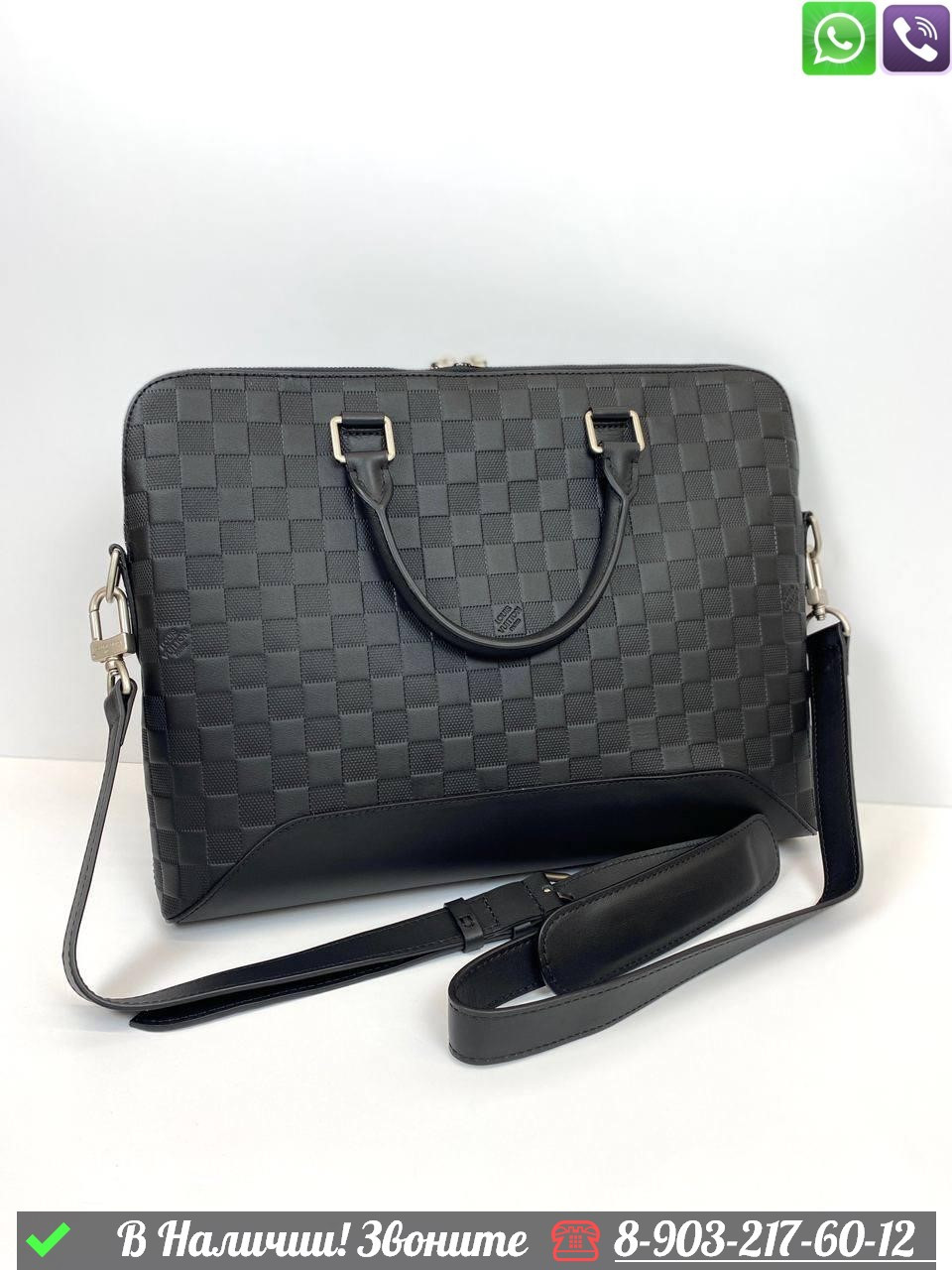 Портфель Louis Vuitton Avenue черный - фото 3 - id-p99227669