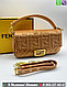 Сумка Fendi Baguette бархатная Розовый, фото 6