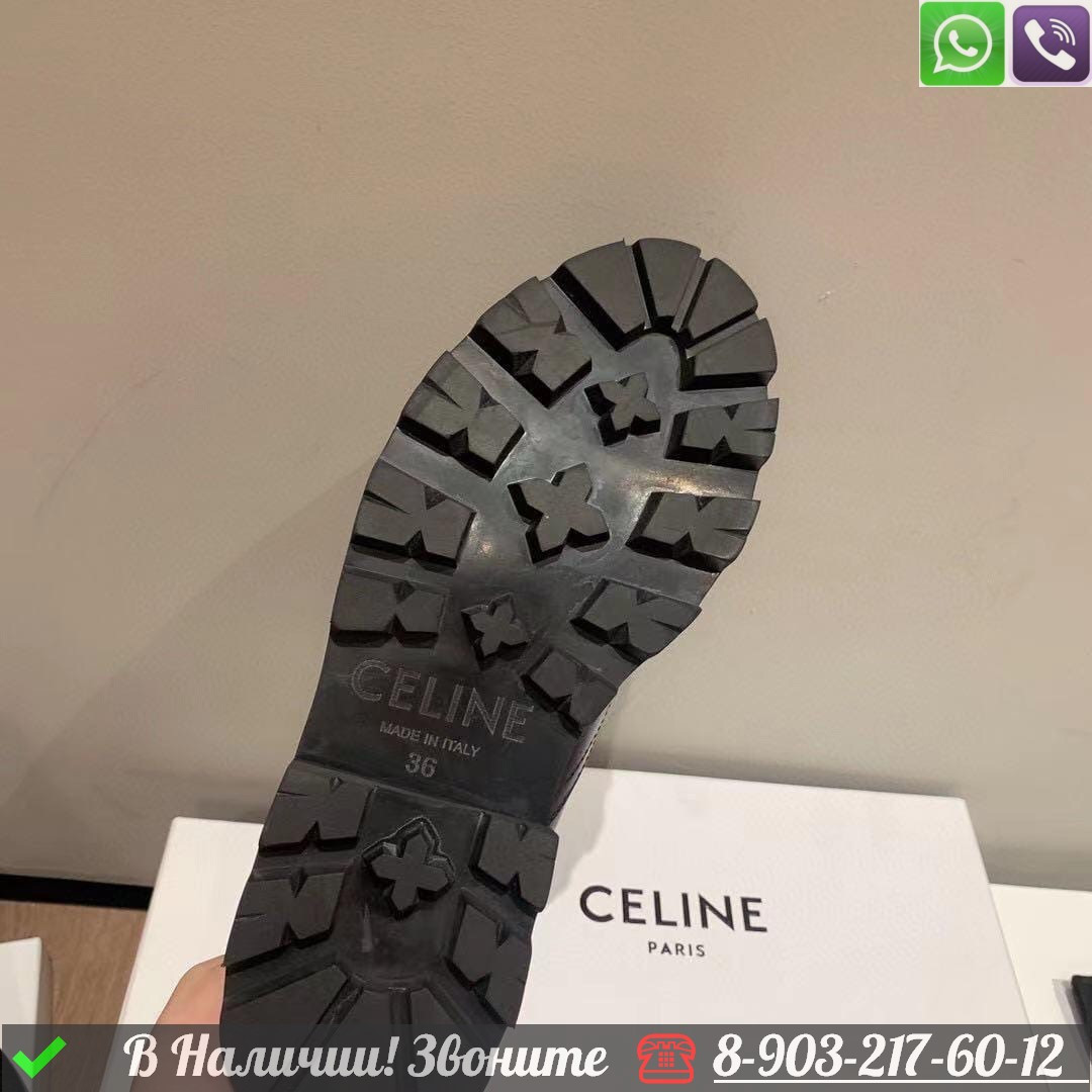 Ботинки Celine черные - фото 6 - id-p99231630