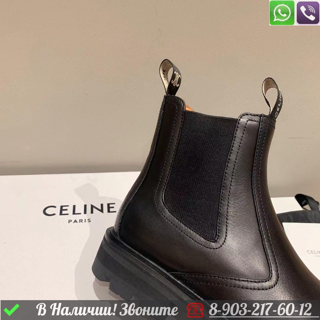 Ботинки Celine черные - фото 8 - id-p99231630