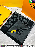 Платок Fendi с логотипом Черный