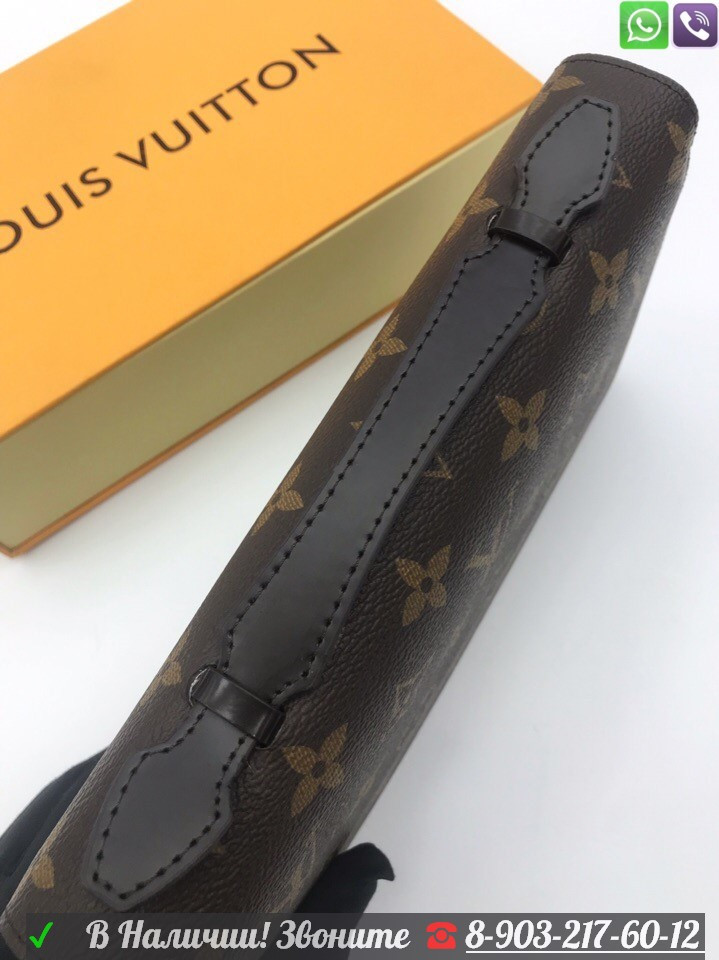 Клатч Louis Vuitton zippy XL мужской коричневый Черный - фото 6 - id-p99226062