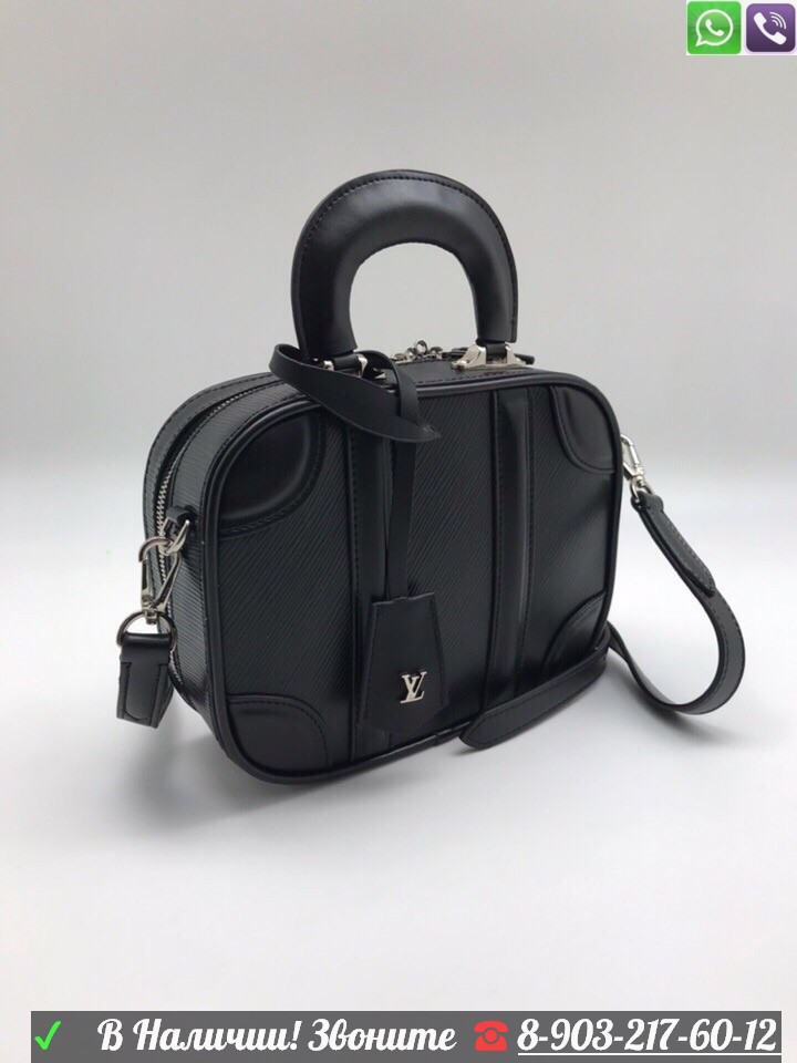 Сумка Louis Vuitton luggage клатч чемоданчик Коричневый - фото 2 - id-p99226077