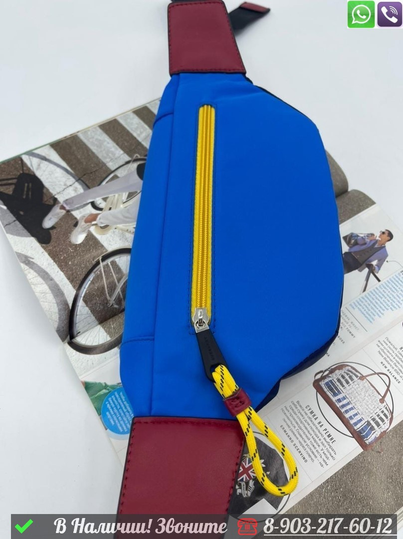 Поясная сумка Burberry тканевая Бежевый - фото 3 - id-p99229658