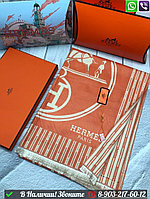 Палантин Hermes с логотипом Оранжевый