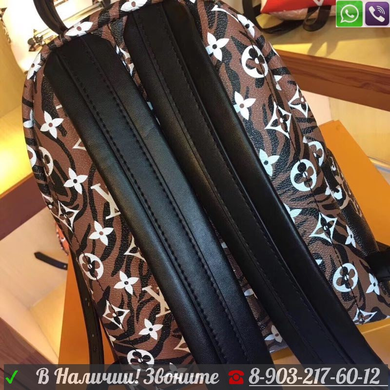 Женский рюкзак Louis Vuitton Jungle монограмма Черный - фото 8 - id-p99226087