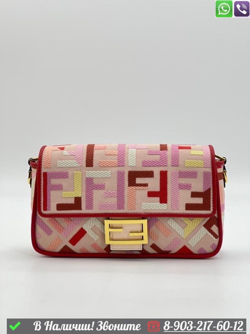 Сумка Fendi Baguette тканевая - фото 1 - id-p99229711