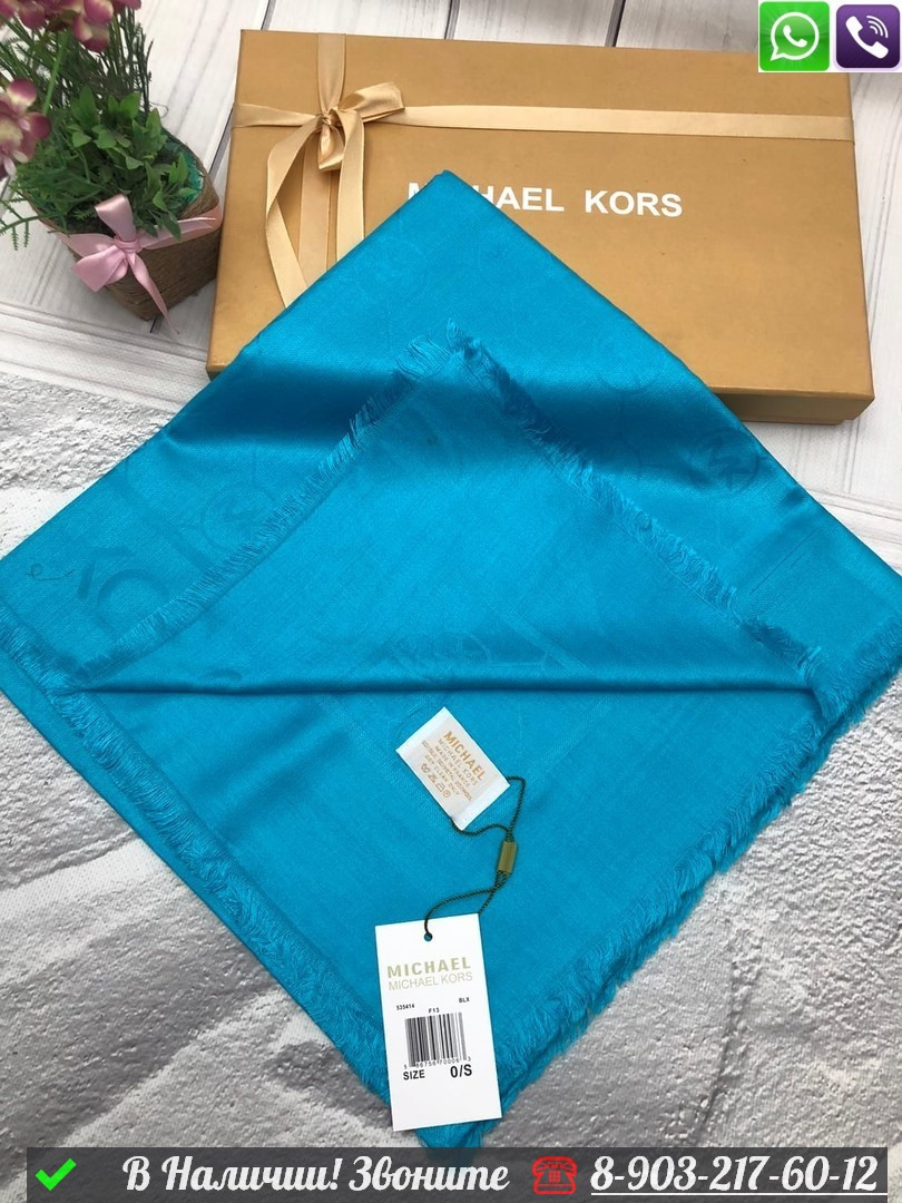 Платок Michael Kors с логотипом Бордовый - фото 5 - id-p99232719