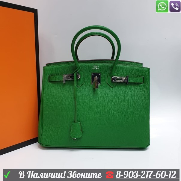 Сумка Hermes Birkin 35 Бирюзовый, фото 1