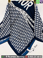 Платок Dior шелковый с логотипом