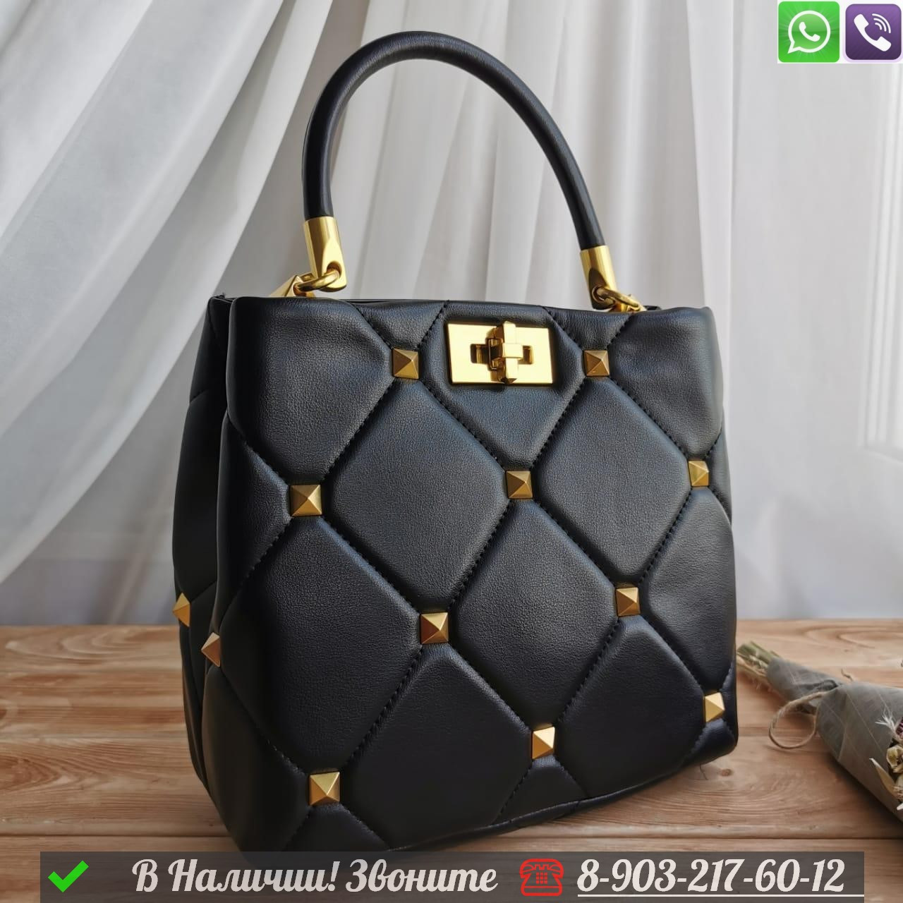 Сумка Valentino Roman Stud, фото 1