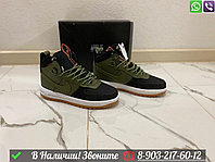 Кроссовки Nike Air Force 1 Lunar Duckboot хаки