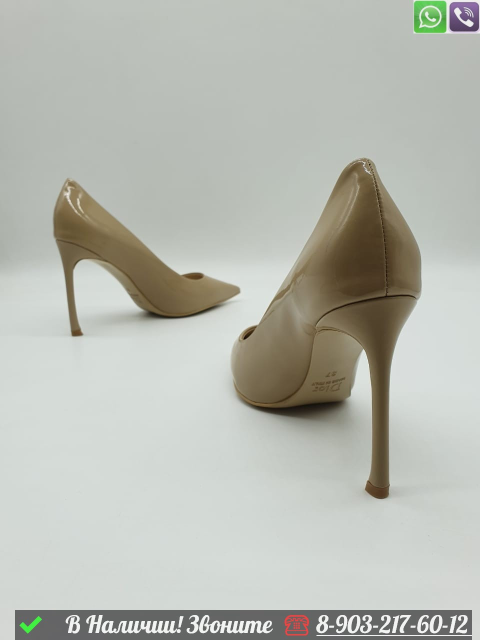 Туфли на шпильке Dior D Moi - фото 4 - id-p99227815